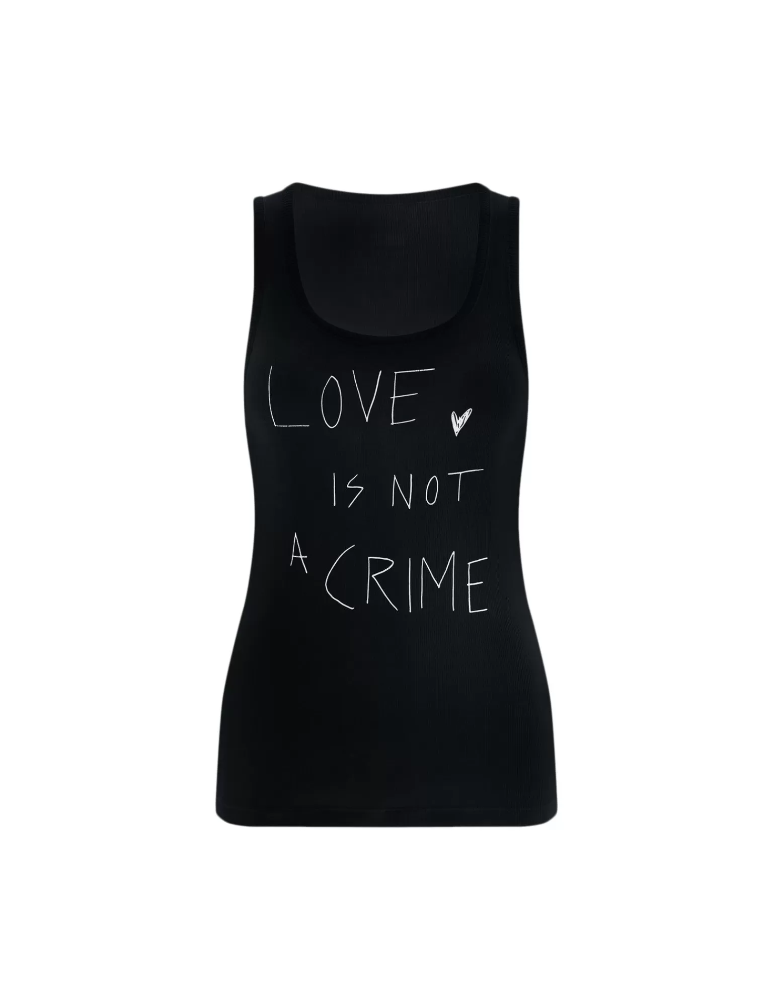 Dame MADS NØRGAARD 2x2 Cotton Amour Tank Top