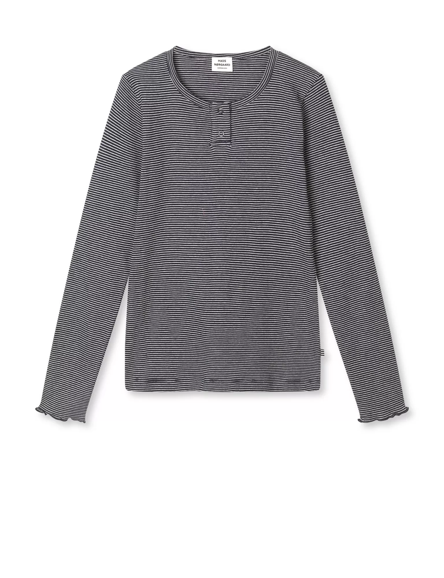 Børn MADS NØRGAARD 2x2 Cotton Stripe Tala Tee LS