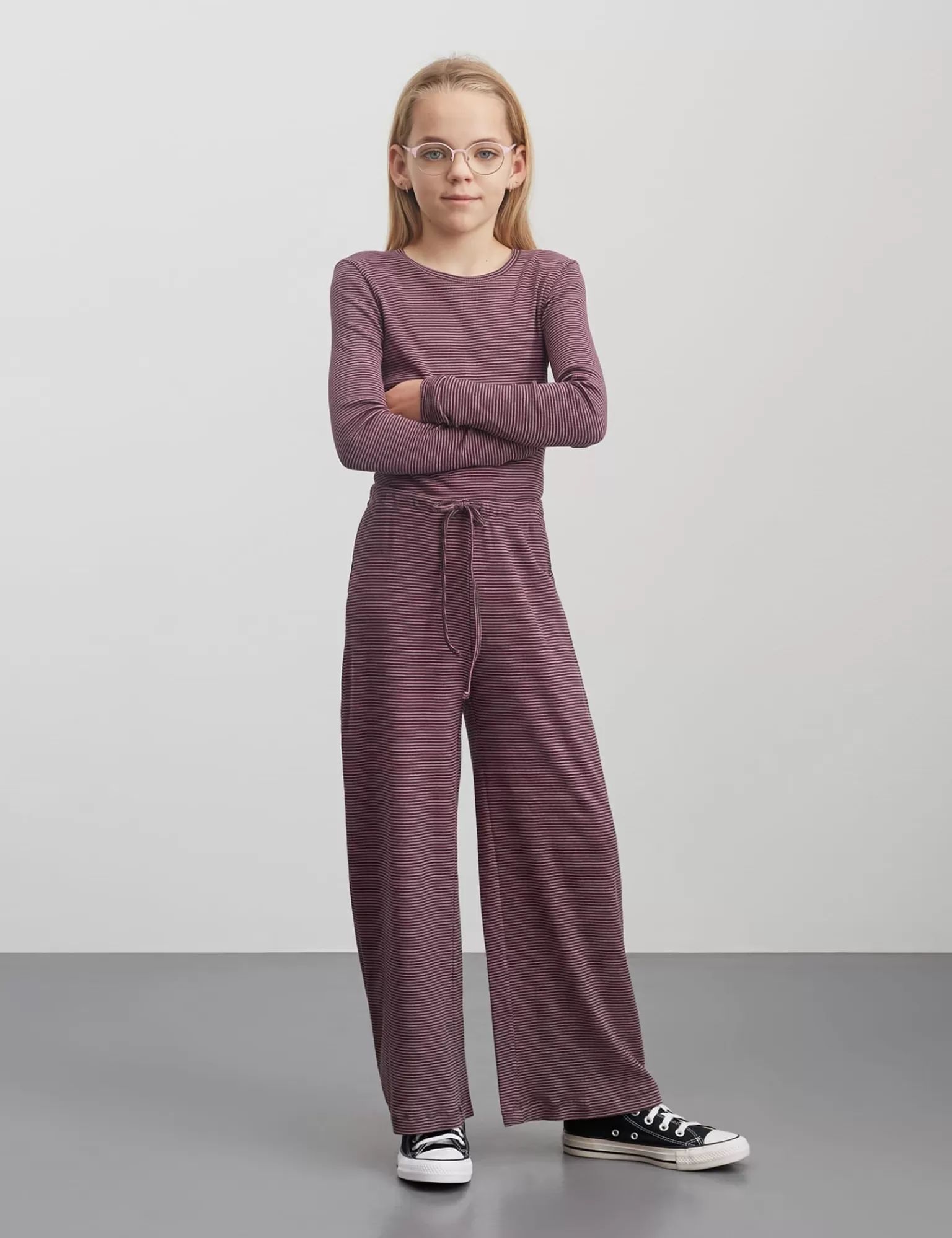 Børn MADS NØRGAARD 2x2 Cotton Stripe Verona Pants
