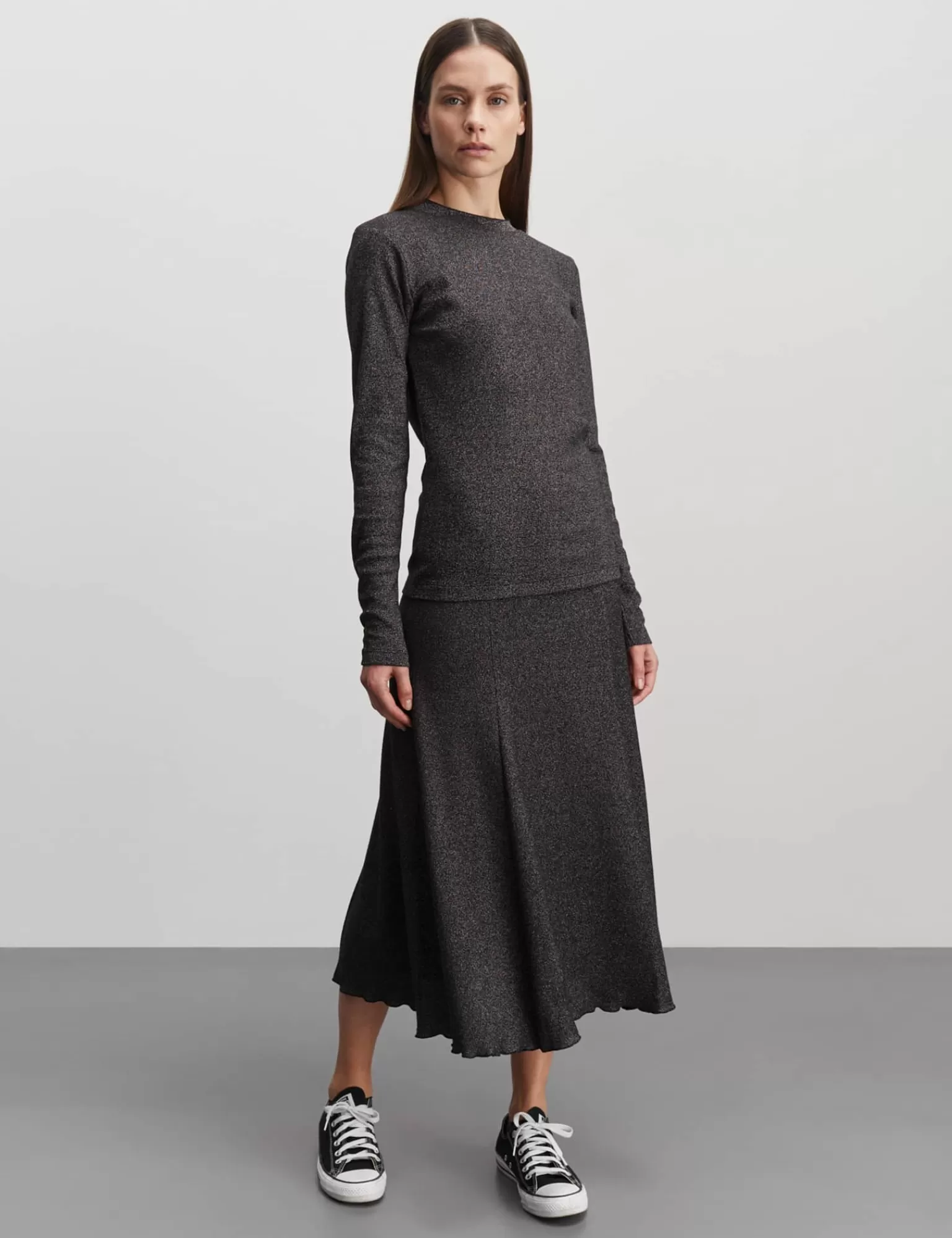 Dame MADS NØRGAARD 2x2 Lurex Saga Skirt