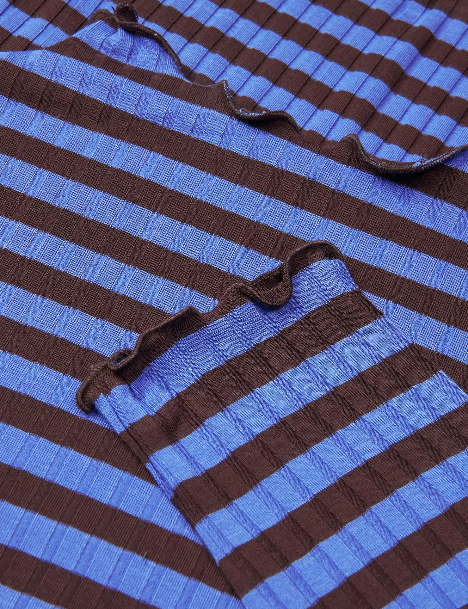 Dame MADS NØRGAARD 5x5 Stripe Trutte Tee LS