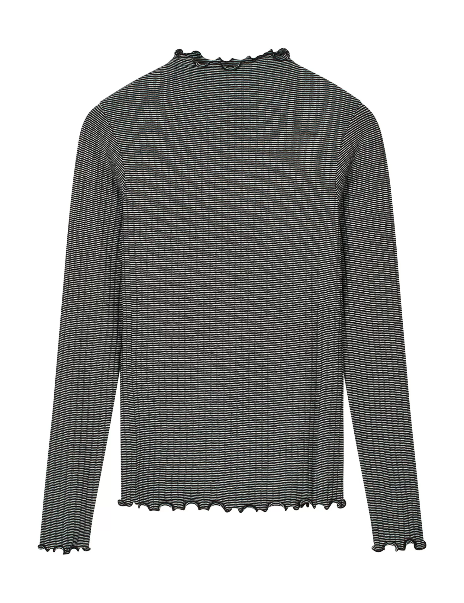 Dame MADS NØRGAARD 5x5 Stripe Trutte Tee LS