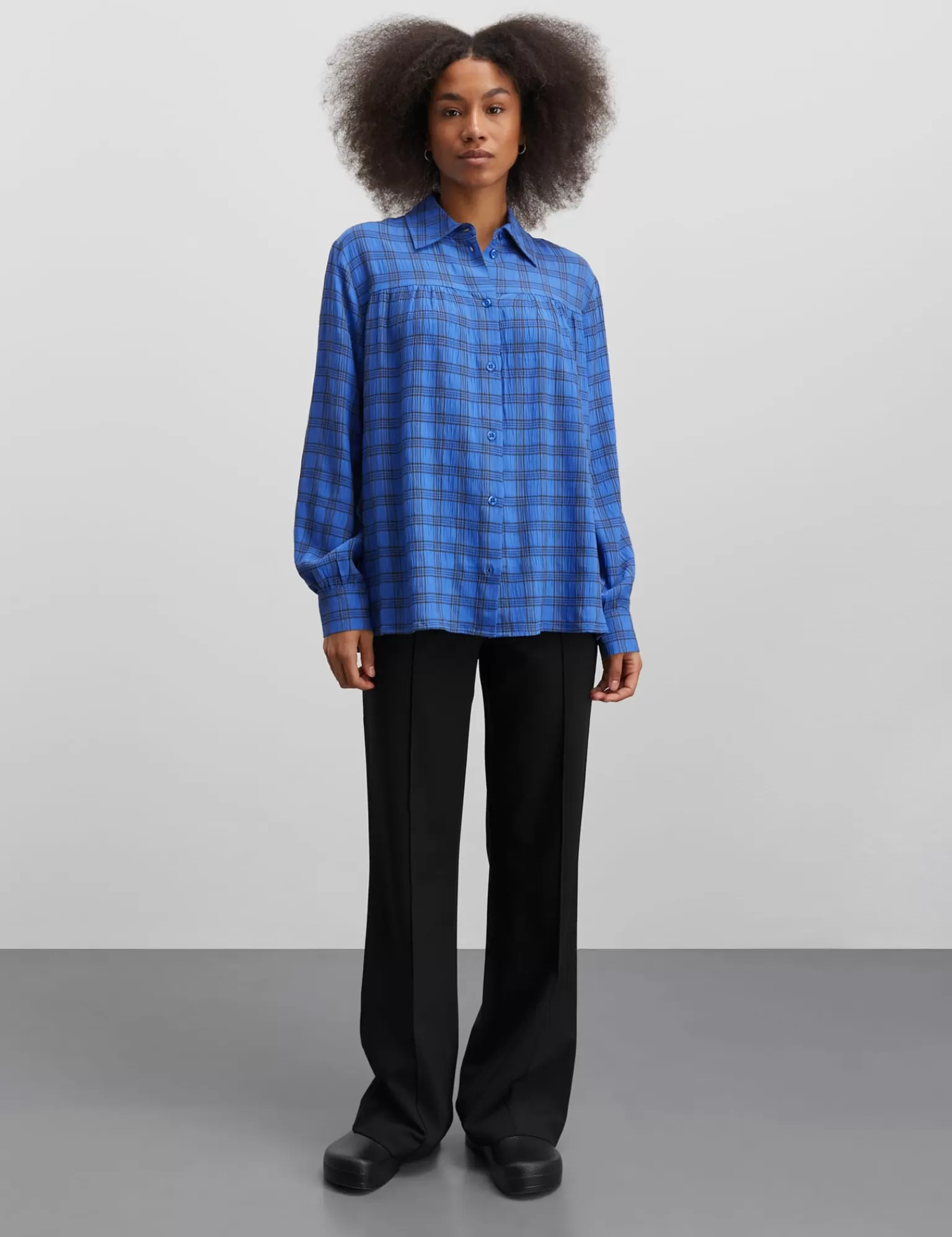 Dame MADS NØRGAARD Check Pop Vina Shirt