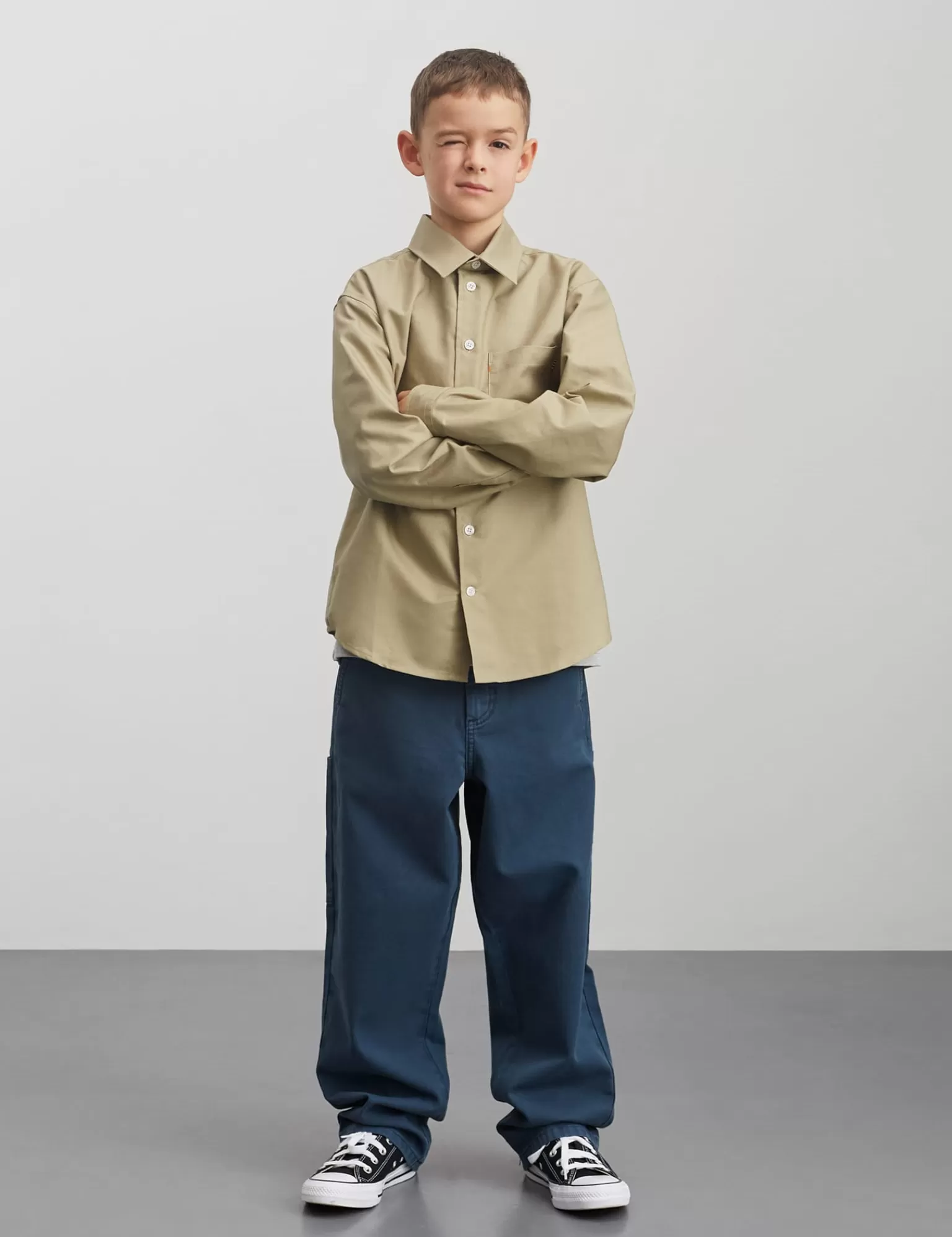 Børn MADS NØRGAARD Cotton Oxford Svano Shirt