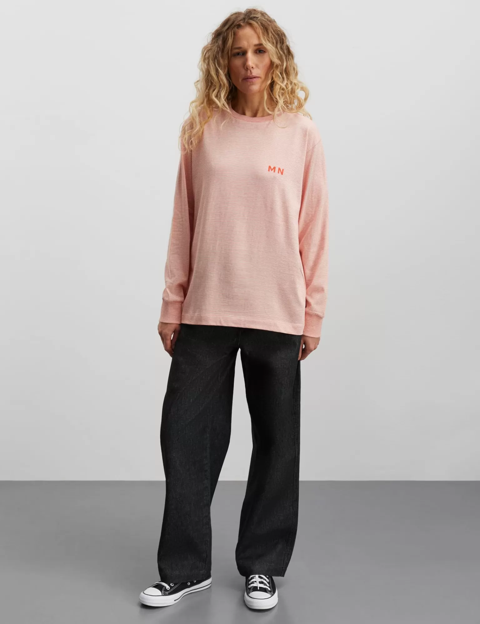 Dame MADS NØRGAARD Crisp Jersey Bolette Tee LS