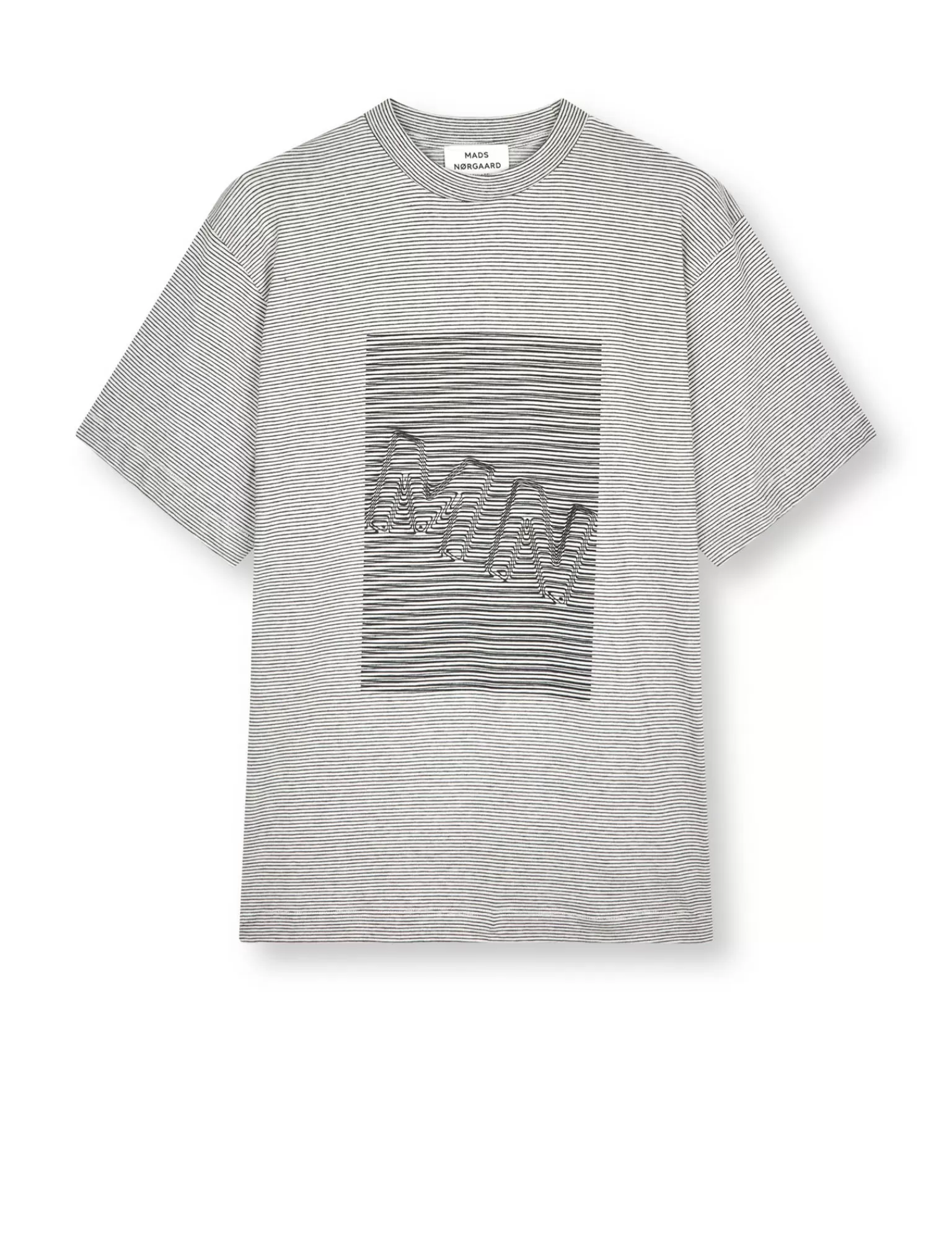 Dame MADS NØRGAARD Crisp Jersey Dassel Tee
