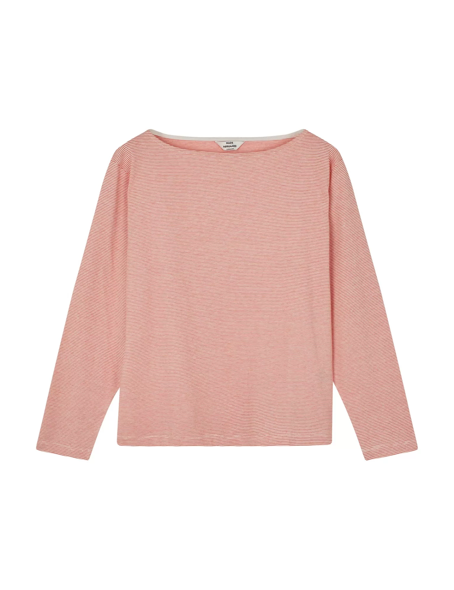 Dame MADS NØRGAARD Crisp Jersey Silke Tee LS