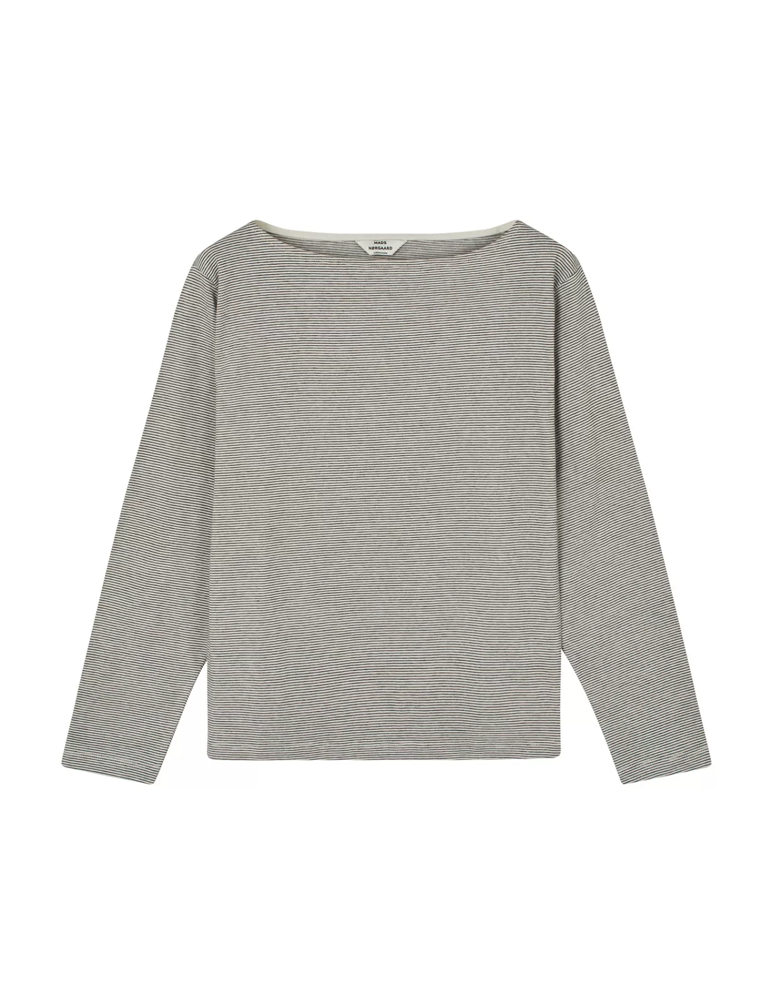 Dame MADS NØRGAARD Crisp Jersey Silke Tee LS