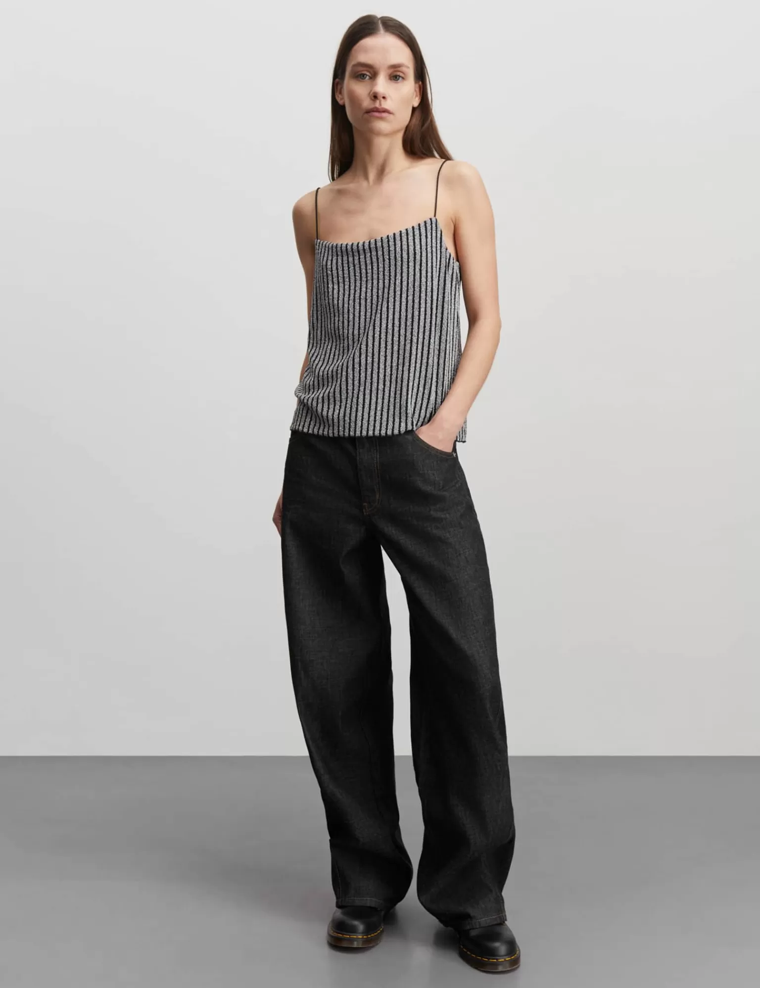 Dame MADS NØRGAARD Glitter Jersey Simo Top