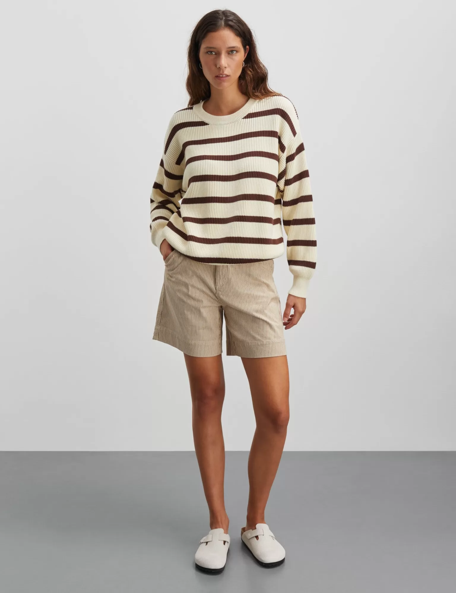 Dame MADS NØRGAARD Nivi Eco Lindy Stripe Sweater