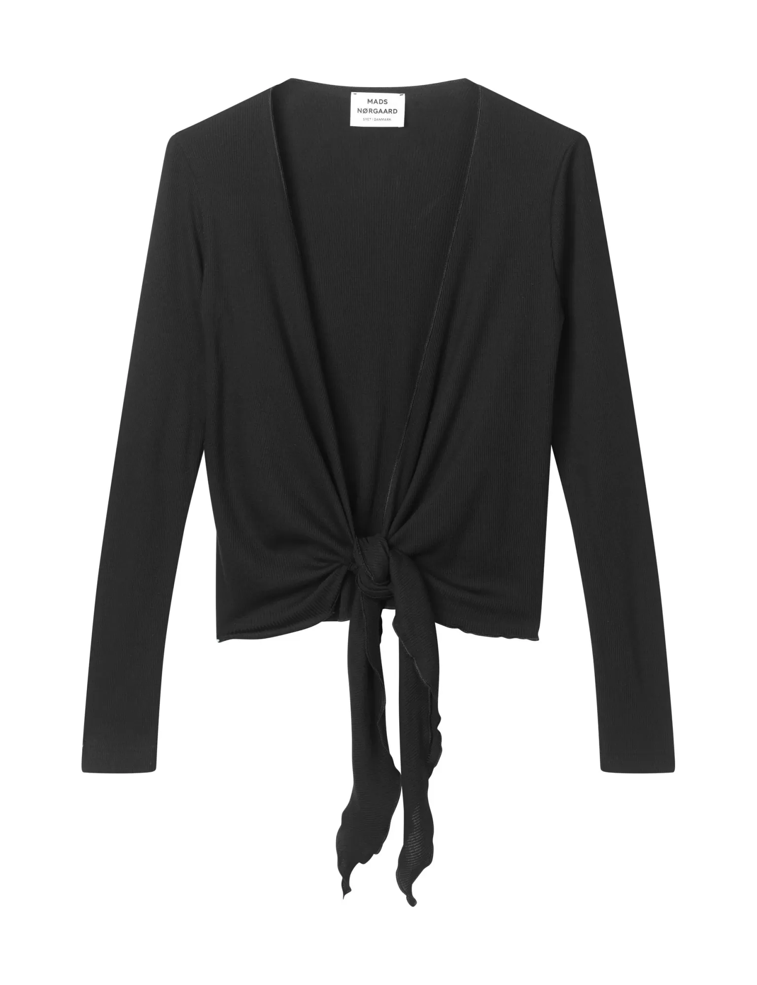 Dame MADS NØRGAARD NPS Wrap Top Solid Colour