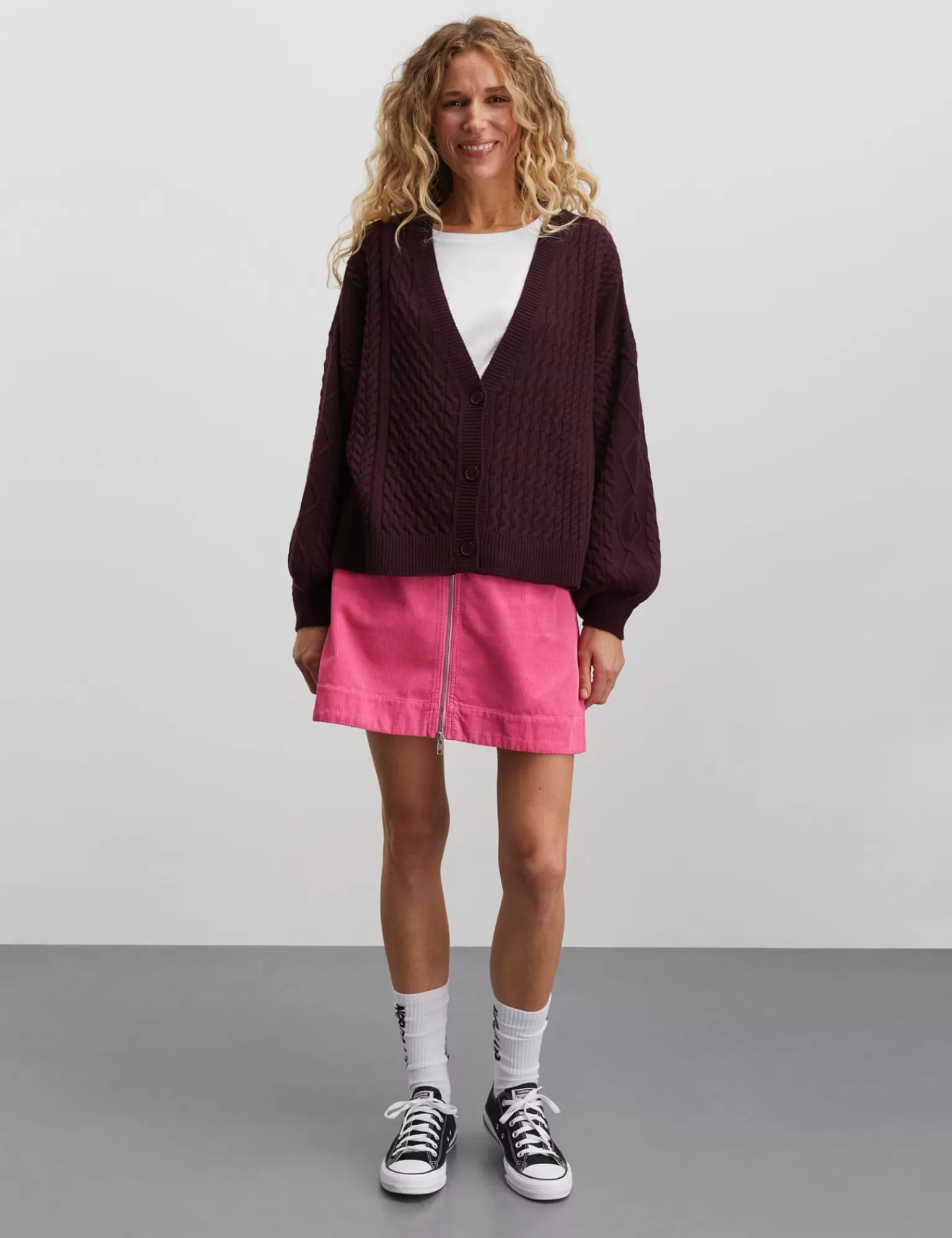 Dame MADS NØRGAARD Recycled Wool Mix Ricky Cardigan