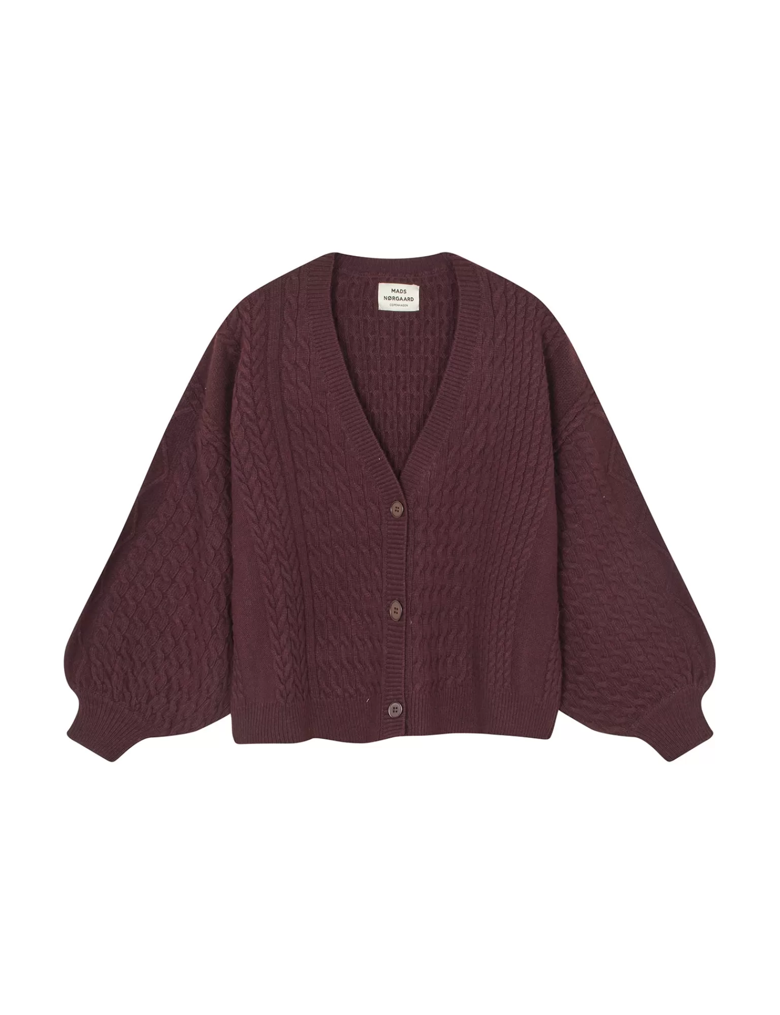 Dame MADS NØRGAARD Recycled Wool Mix Ricky Cardigan