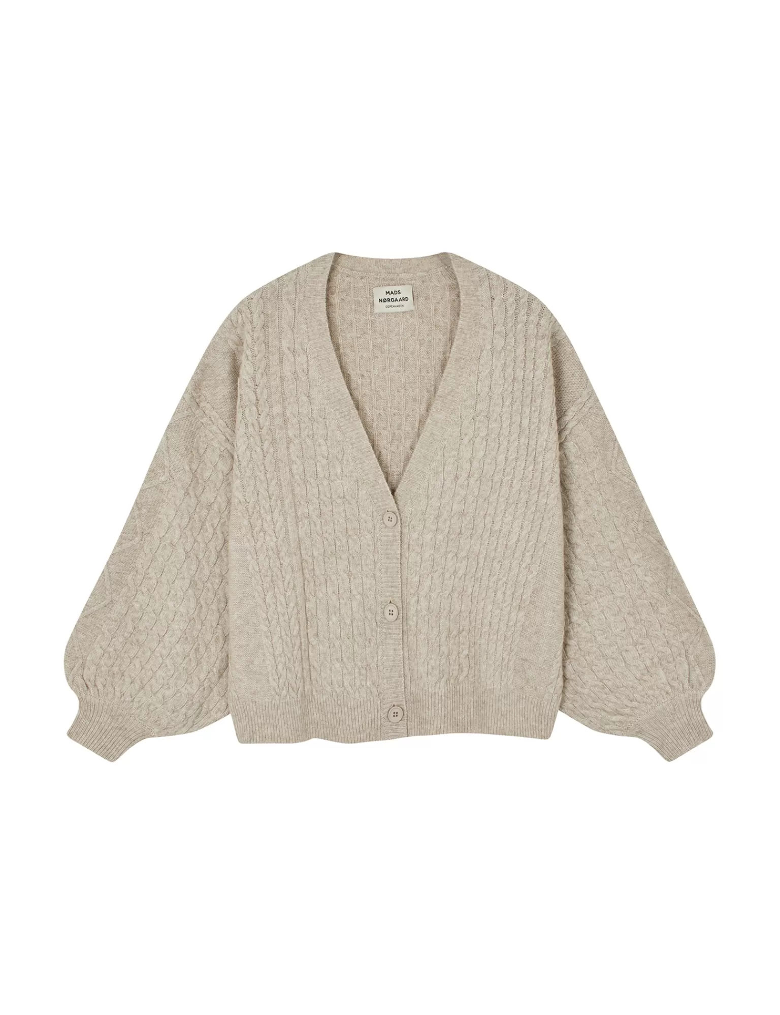 Dame MADS NØRGAARD Recycled Wool Mix Ricky Cardigan