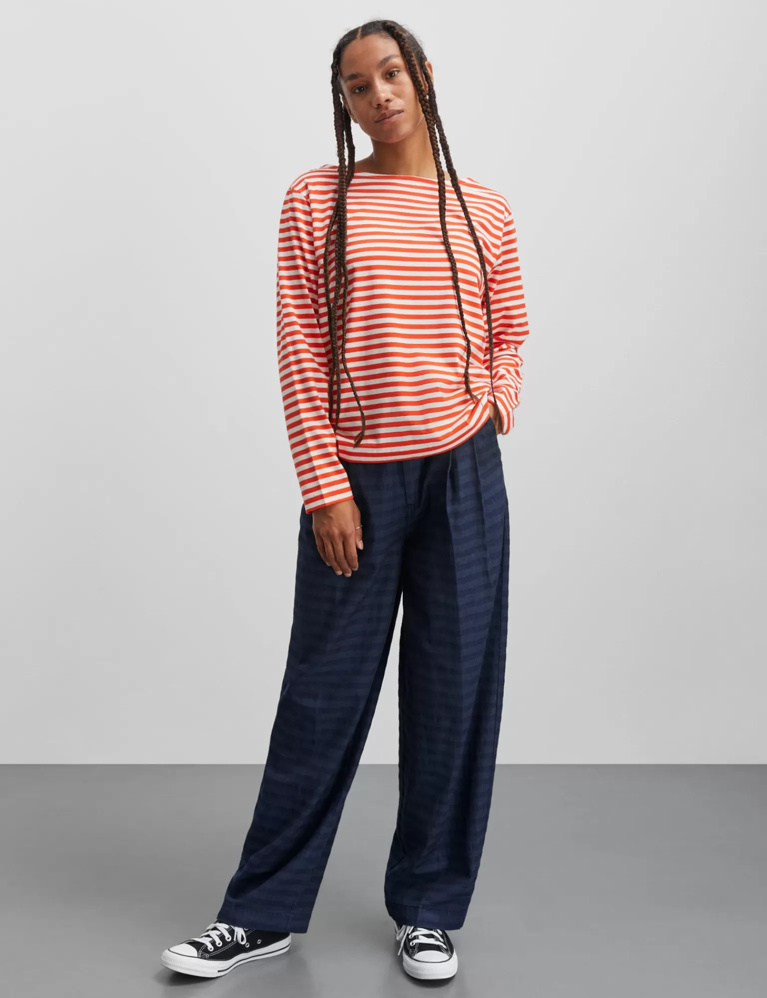 Dame MADS NØRGAARD Soft Single Silke Tee LS