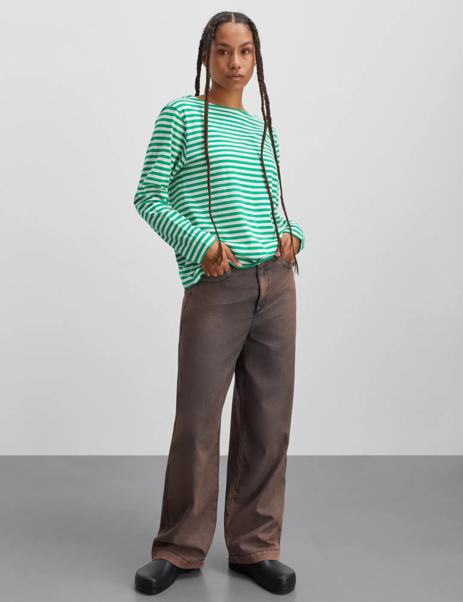 Dame MADS NØRGAARD Soft Single Silke Tee LS