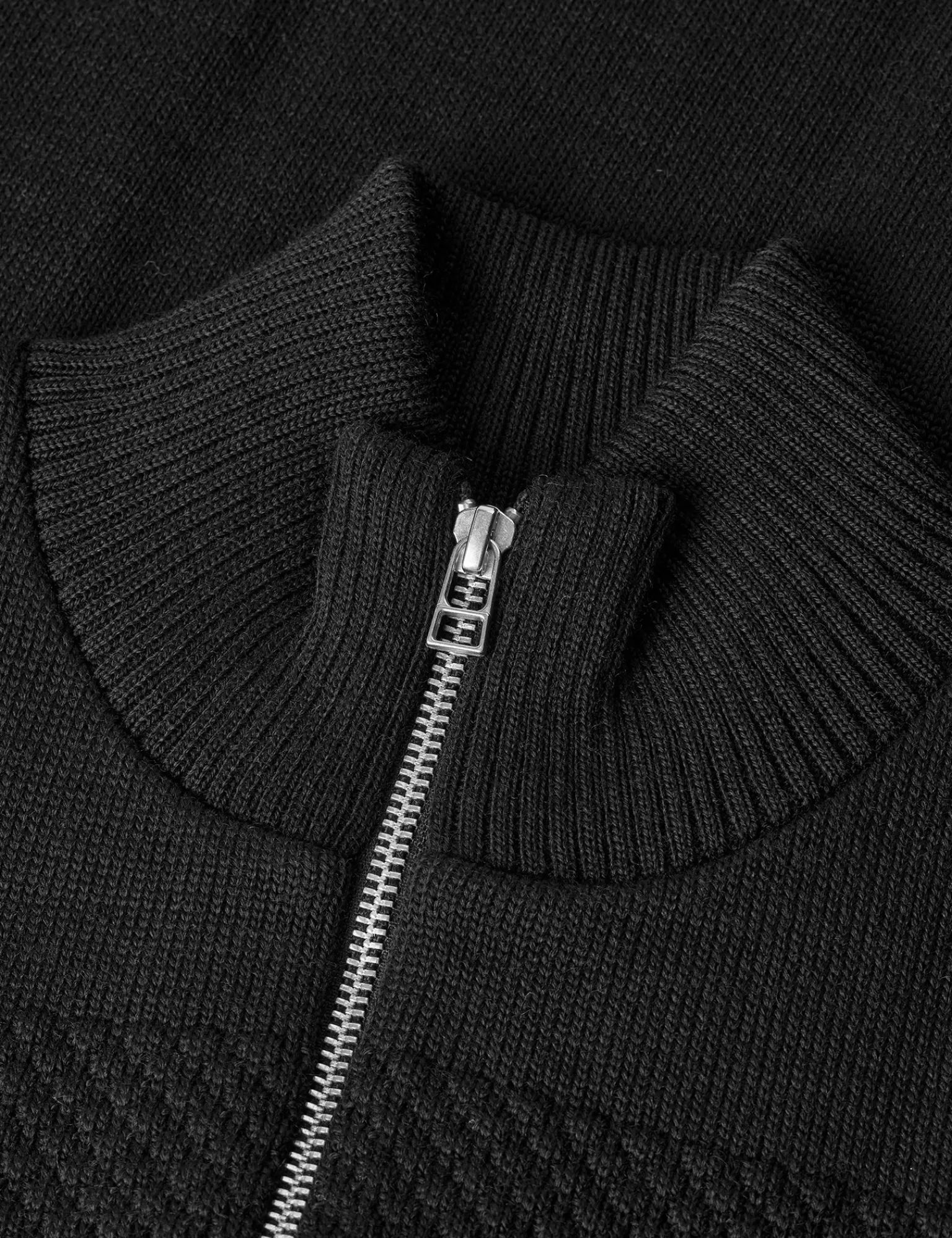 MADS NØRGAARD Wool Klemens Zip Knit